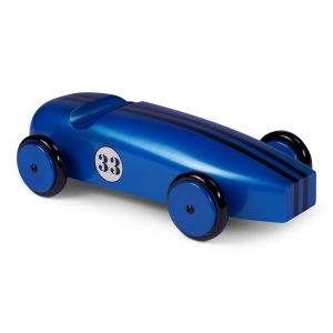 Wood Car Model, Blue - AR063